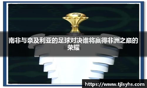 南非与奈及利亚的足球对决谁将赢得非洲之巅的荣耀